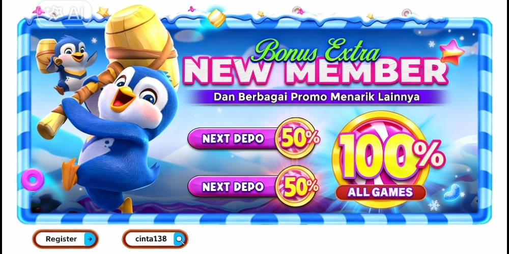 bonus new member 100%